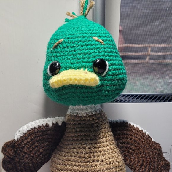 Crochet Keepsake Mallard Duck - Picture 1 of 1